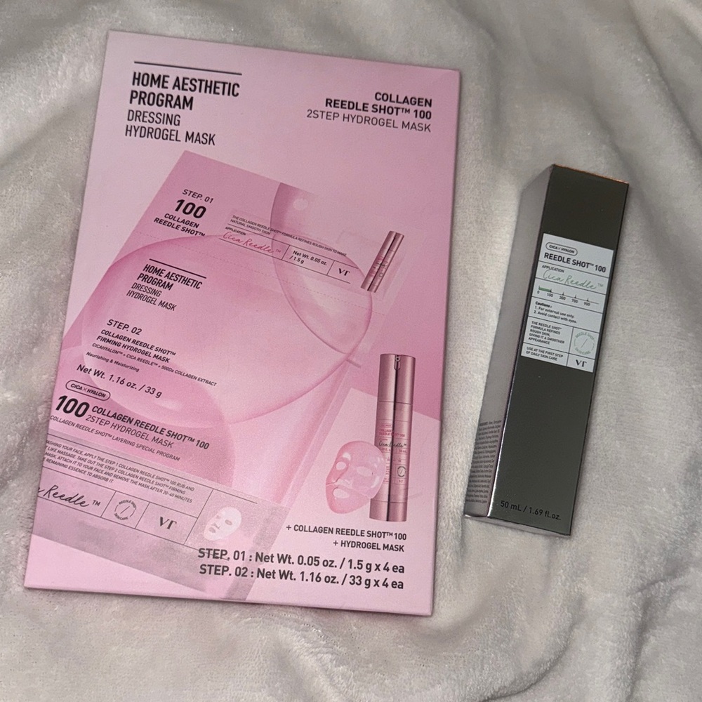 VT Reedleshot Collagen Mask and Serum Set